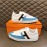 Hermes Calf Suede Casual Sneakers For Men Blue
