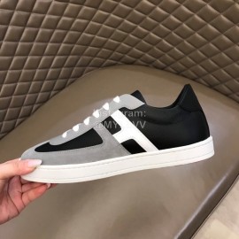 Hermes Calf Suede Casual Sneakers For Men Gray
