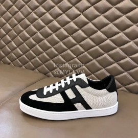Hermes Fashion Calf Suede Casual Sneakers For Men