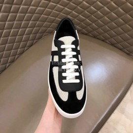 Hermes Fashion Calf Suede Casual Sneakers For Men