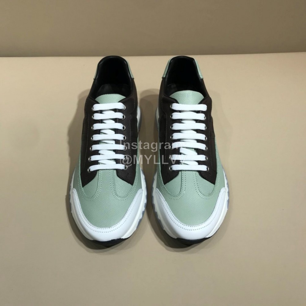 Hermes Fashion Cowhide Casual Sneakers For Men 