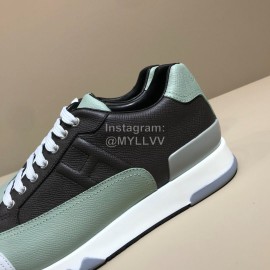 Hermes Fashion Cowhide Casual Sneakers For Men 