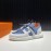 Hermes Leather Light Sneakers For Men Blue