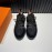 Hermes Leather Light Sneakers For Men Black