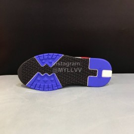 Hermes Calf Leather Casual Sneakers For Men Red