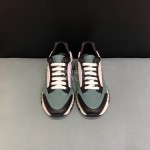 Hermes Calf Leather Casual Sneakers For Men Green