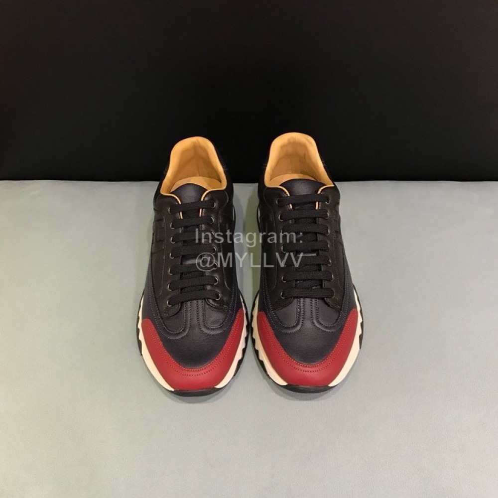 Hermes Calf Leather Casual Sneakers For Men 