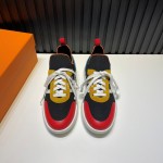 Hermes Cowhide Fabric Casual Sneakers For Men