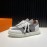 Hermes Cowhide Fabric Casual Sneakers For Men Gray