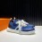 Hermes Cowhide Fabric Casual Sneakers For Men Blue