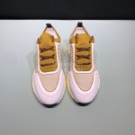 Hermes Casual Cowhide Flying Woven Sneakers For Men Brown