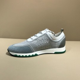 Hermes Casual Cowhide Flying Woven Sneakers For Men 