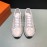 Hermes Casual Cowhide Sneakers For Men White
