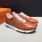 Hermes Casual Cowhide Sneakers For Men Brown