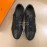 Hermes Summer Leather Casual Sneakers For Men Black