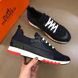 Hermes Summer Leather Casual Sneakers For Men