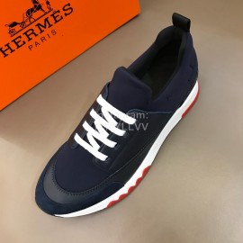 Hermes Summer Leather Casual Sneakers For Men