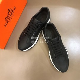 Hermes Fashion Leather Casual Sneakers For Men