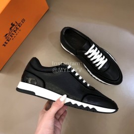 Hermes New Leather Casual Sneakers For Men