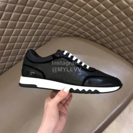 Hermes New Leather Casual Sneakers For Men