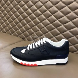 Hermes New Leather Leisure Sneakers For Men