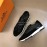 Hermes New Black Leather Casual Sneakers For Men