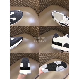 Hermes New Velvet Leather Casual Sneakers For Men