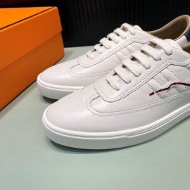 Hermes New Printed Leather Casual Shoes For Men 