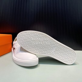 Hermes New Printed Leather Casual Shoes For Men 