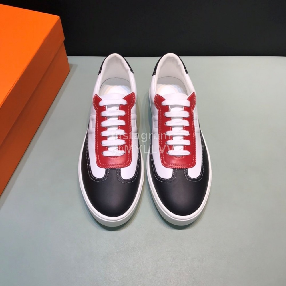 Hermes New Leather Casual Shoes For Men 