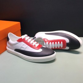 Hermes New Leather Casual Shoes For Men 