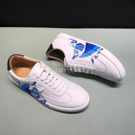 Hermes Classic Printed Cowhide Casual Shoes For Men 