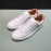 Hermes Casual Cowhide Sneakers For Men White