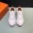 Hermes Canvas Suede Casual Sneakers For Men