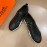 Hermes Summer Cowhide Casual Sneakers For Men Black