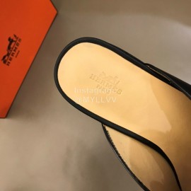 Hermes Fashion Cowhide Casual Scandals For Men Black