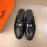 Hermes Fashion Black Cowhide Casual Scandals For Men 