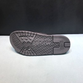 Hermes Fashion Black Cowhide Casual Slippers For Men 