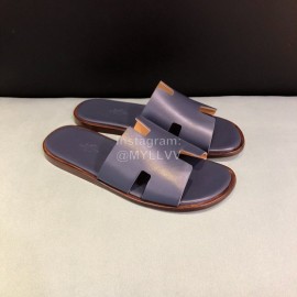 Hermes New Leather Casual Slippers For Men 