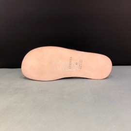 Hermes Fashion Calf Leather Casual Slippers For Men 