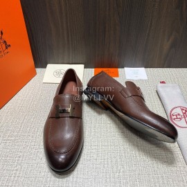 Hermes Cowhide Casual Loafers For Men 