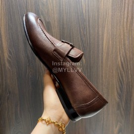 Hermes Cowhide Casual Loafers For Men 