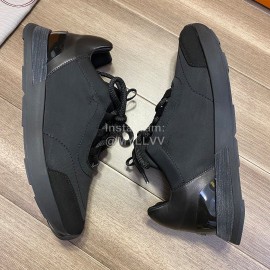 Hermes Black Calfskin Casual Sneakers For Men 