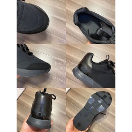 Hermes Black Calfskin Casual Sneakers For Men 
