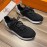 Hermes Black Calf Leather Casual Sneakers For Men 