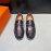 Hermes Black Calfskin Casual Loafers For Men 