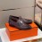 Hermes Soft Cowhide Casual Loafers For Men 