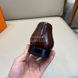 Hermes Cowhide Business Loafers For Men Brown