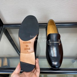 Hermes Calf Leather Business Loafers For Men 