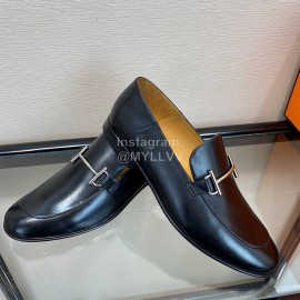 Hermes Calf Leather Business Loafers For Men 